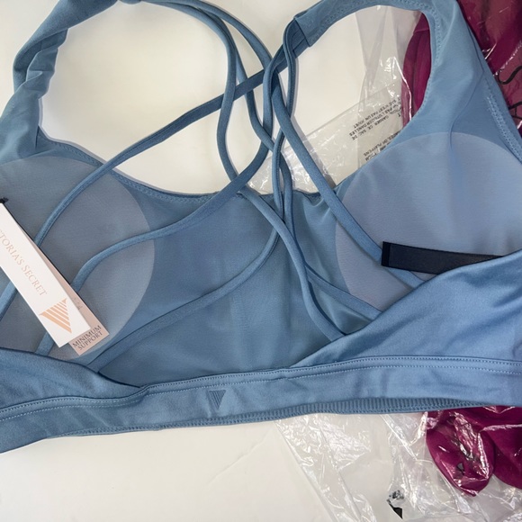 Victoria Secrets 1 Blue Sports Bra sz LG - Picture 4 of 10